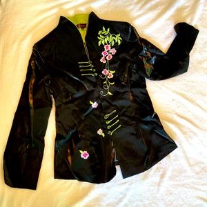 Vintage embroidered Japanese blazer.  US size Small.
